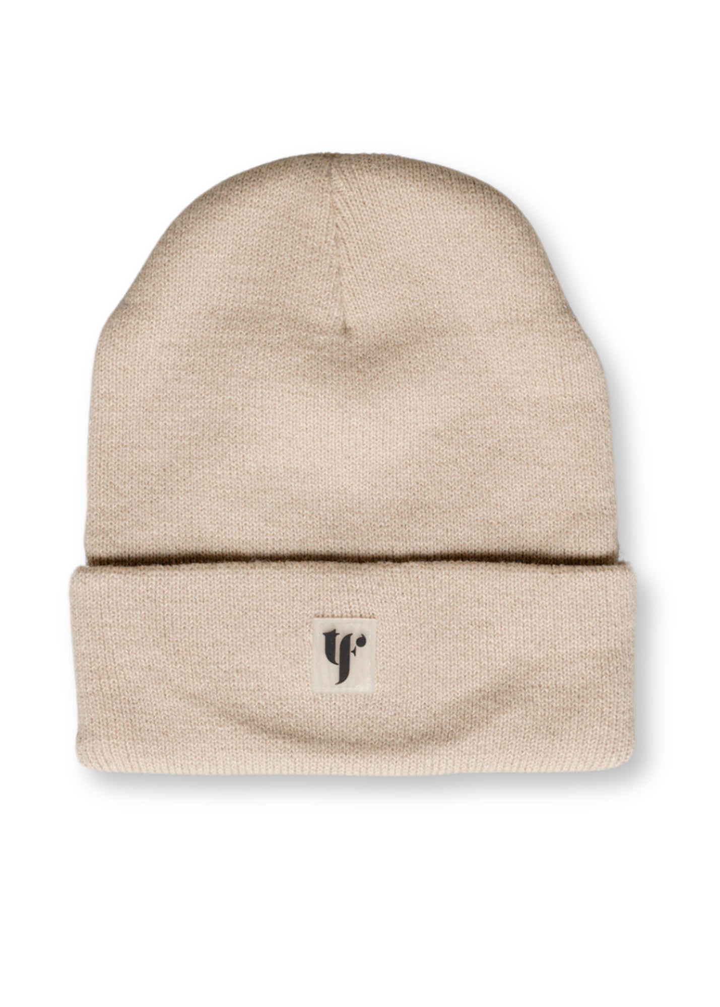 Ribbed Knit Beanie - Sand