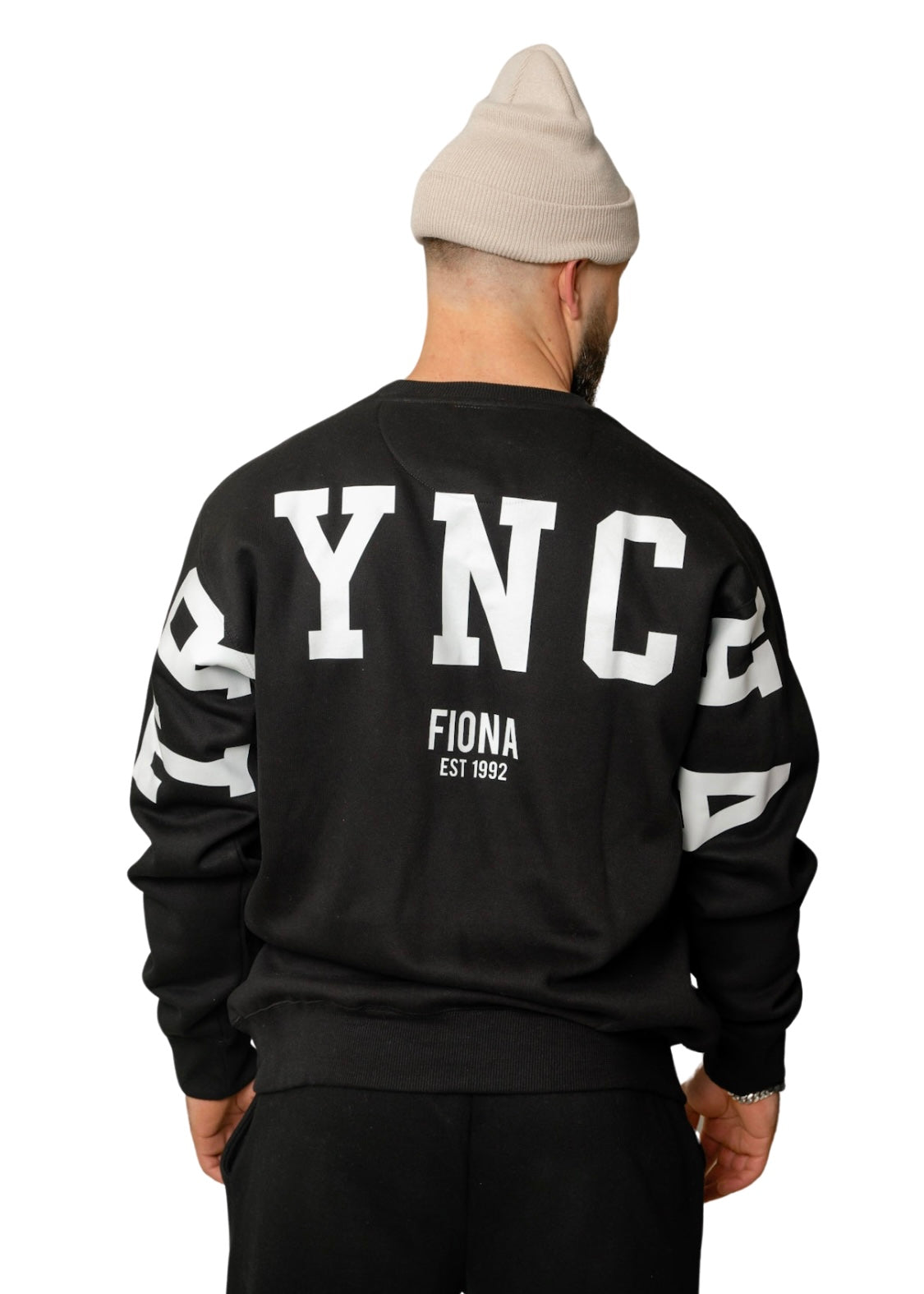 Vintage Varsity Sweatshirt - Black