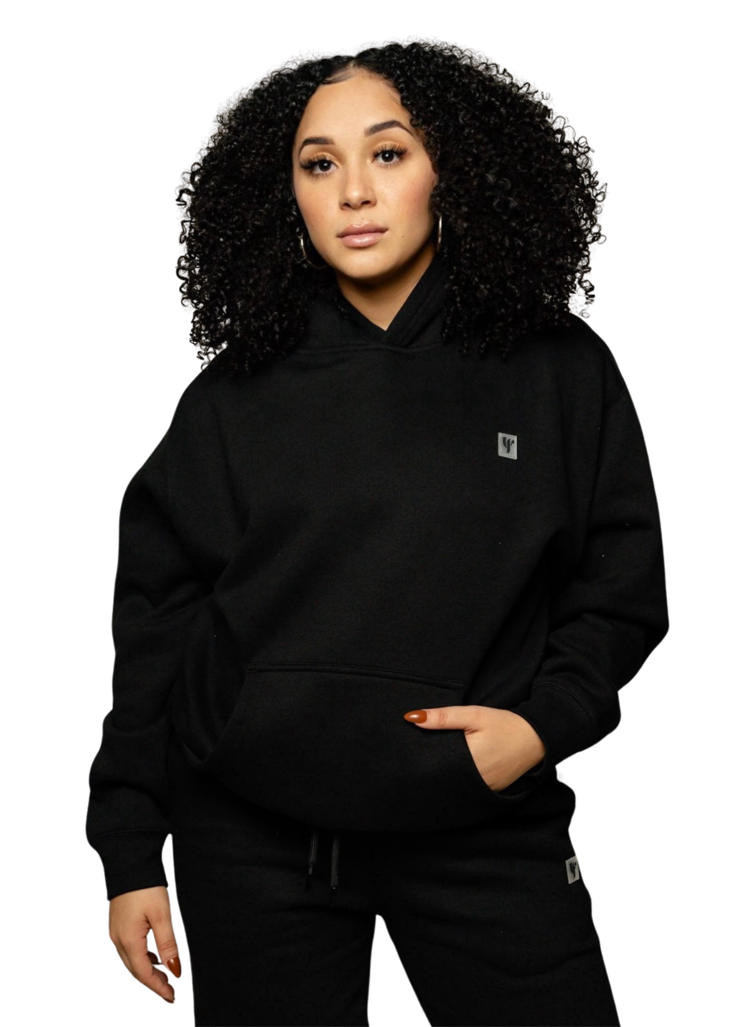 Heavyweight Fleece Hoodie - Black