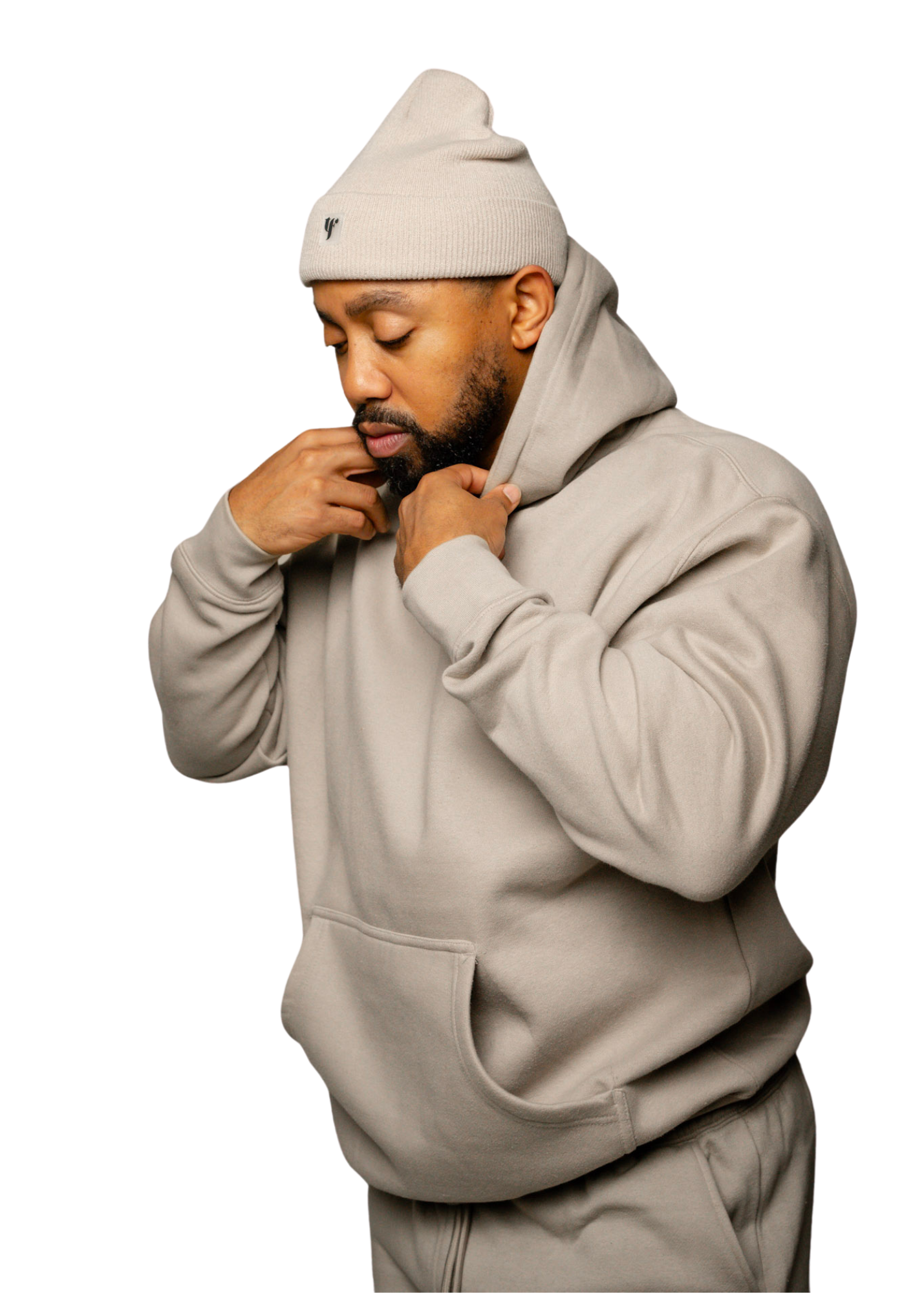 Heavyweight Fleece Hoodie - Sand