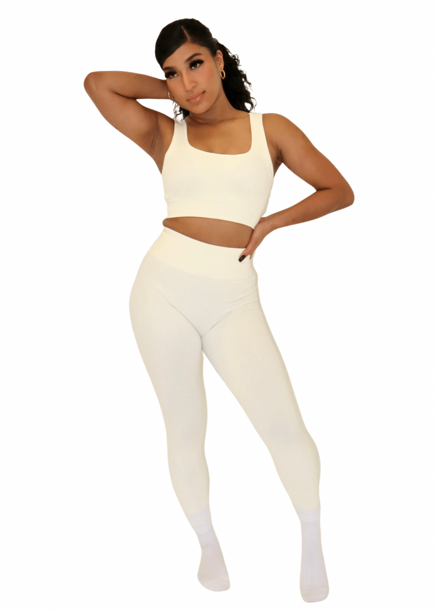 Yana Leggings - Ivory