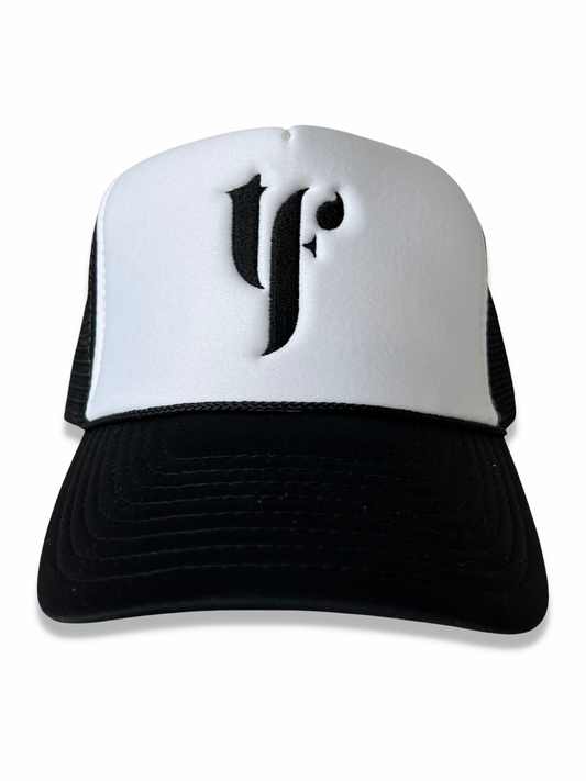 Dani Trucker Hat - Black & White